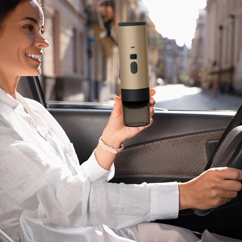 BREW on the GO! Portable Espresso Maker 7800mAh.