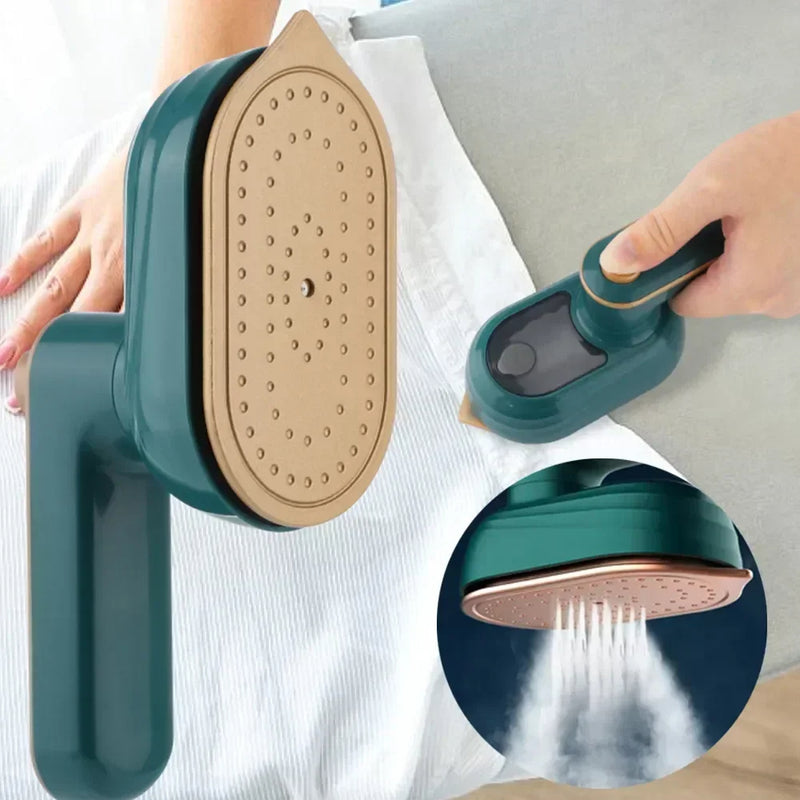 Mini Rotary Steam Iron -  Portable Garment Steamer for Home & Travel