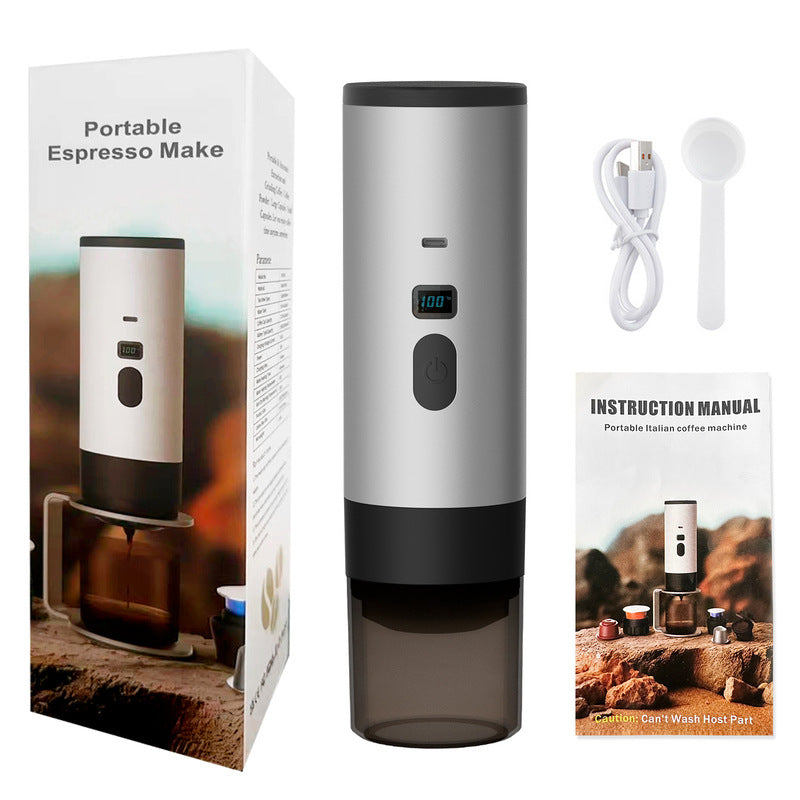 BREW on the GO! Portable Espresso Maker 7800mAh.