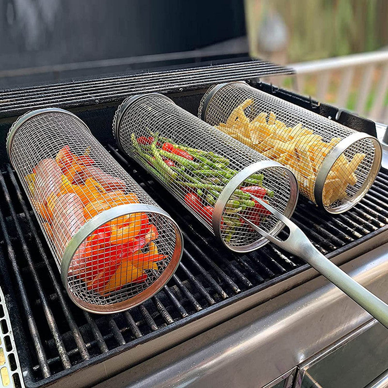BRAAI Grilling Basket - Stainless Steel Drum