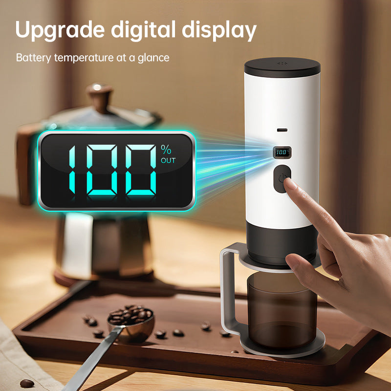 BREW on the GO! Portable Espresso Maker 7800mAh.