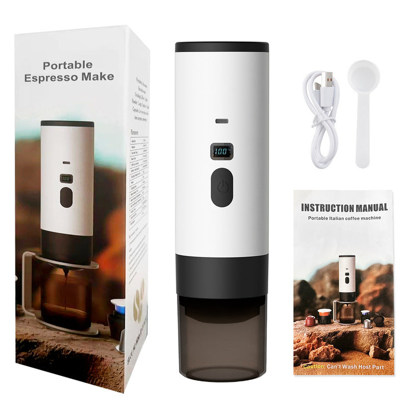 BREW on the GO! Portable Espresso Maker 7800mAh.