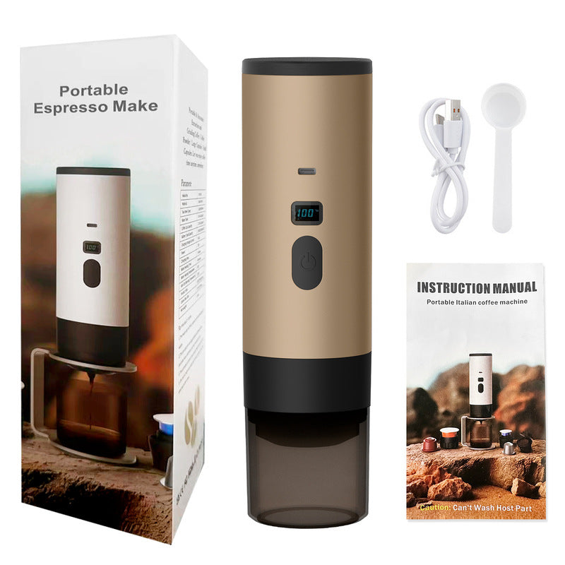 BREW on the GO! Portable Espresso Maker 7800mAh.
