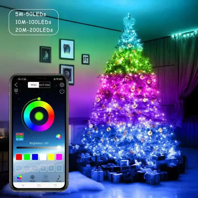 APP Controlled Christmas Tree Lights